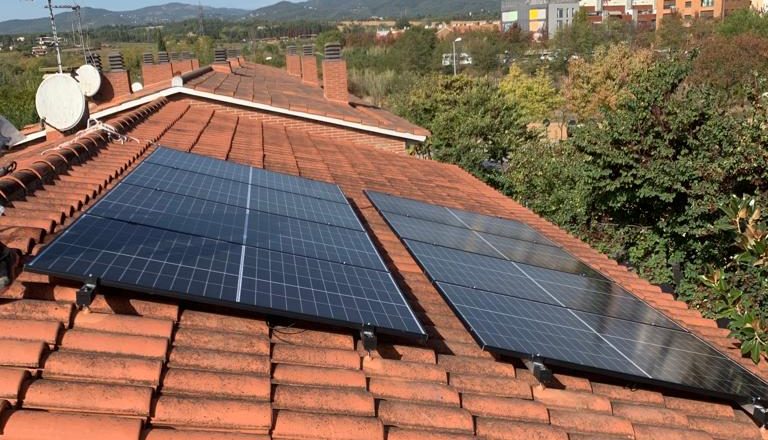 Potencia de placas solares