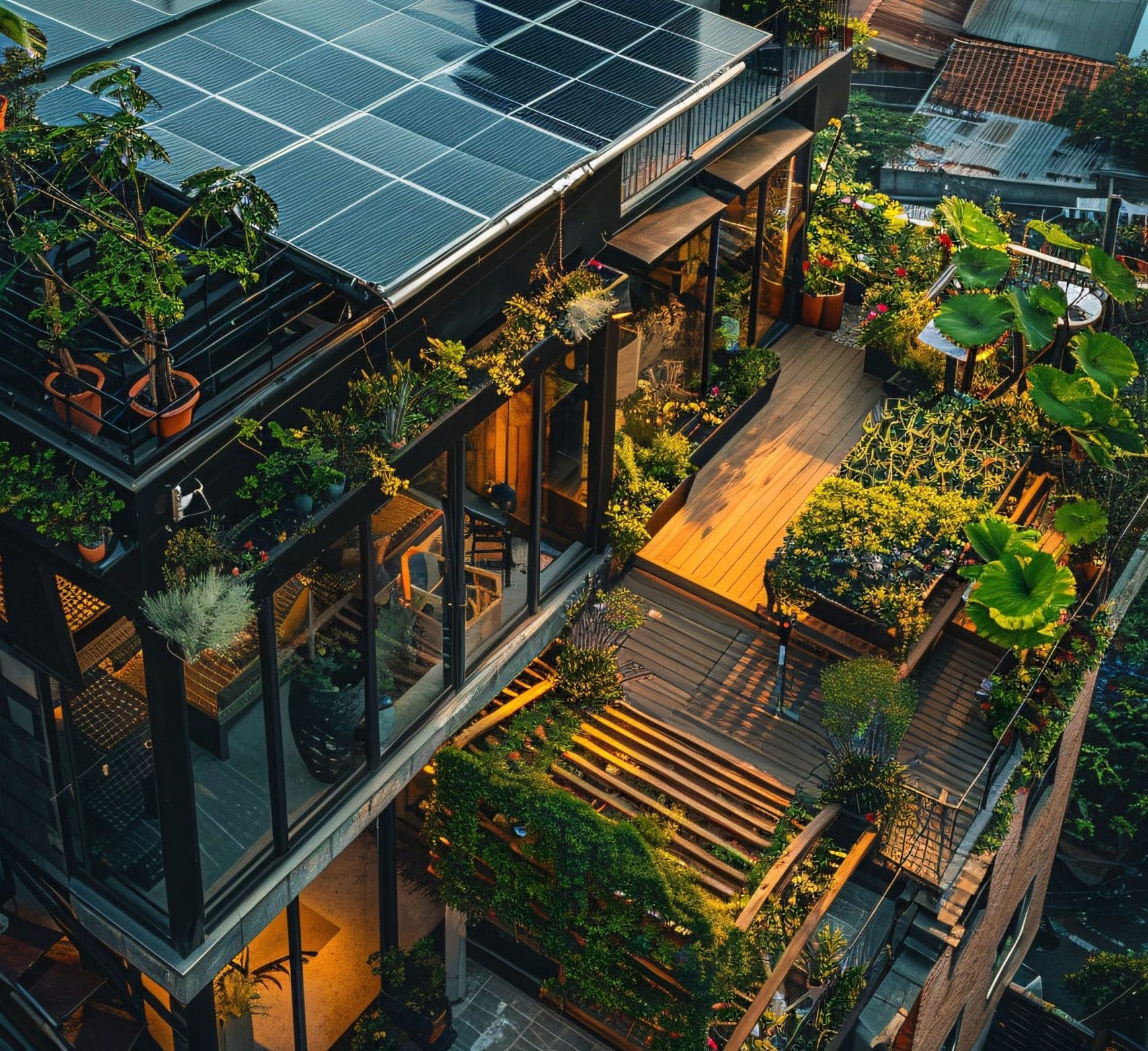 Restaurant Using Solar Panel Placas solares para restaurantes: guía completa sobre ahorro energético ...